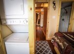 Cabin has small washer and Dryer 